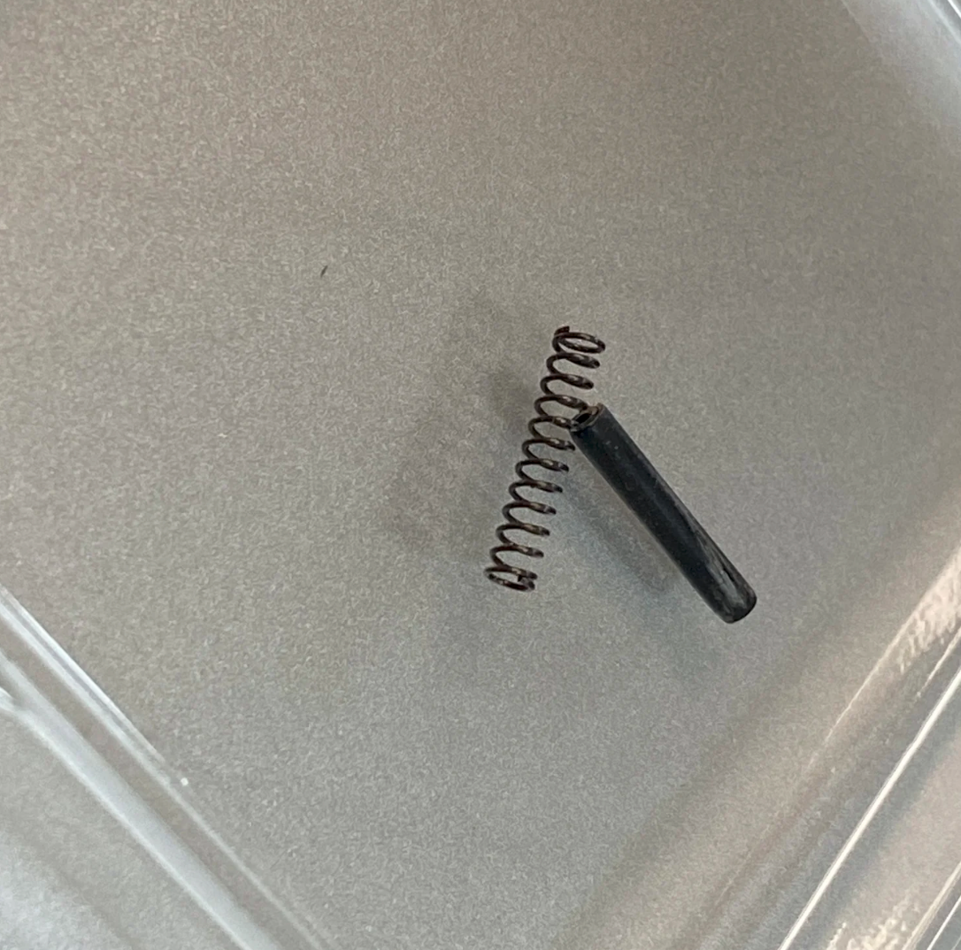 Beretta ® 92 firing pin safety block roll pin and spring